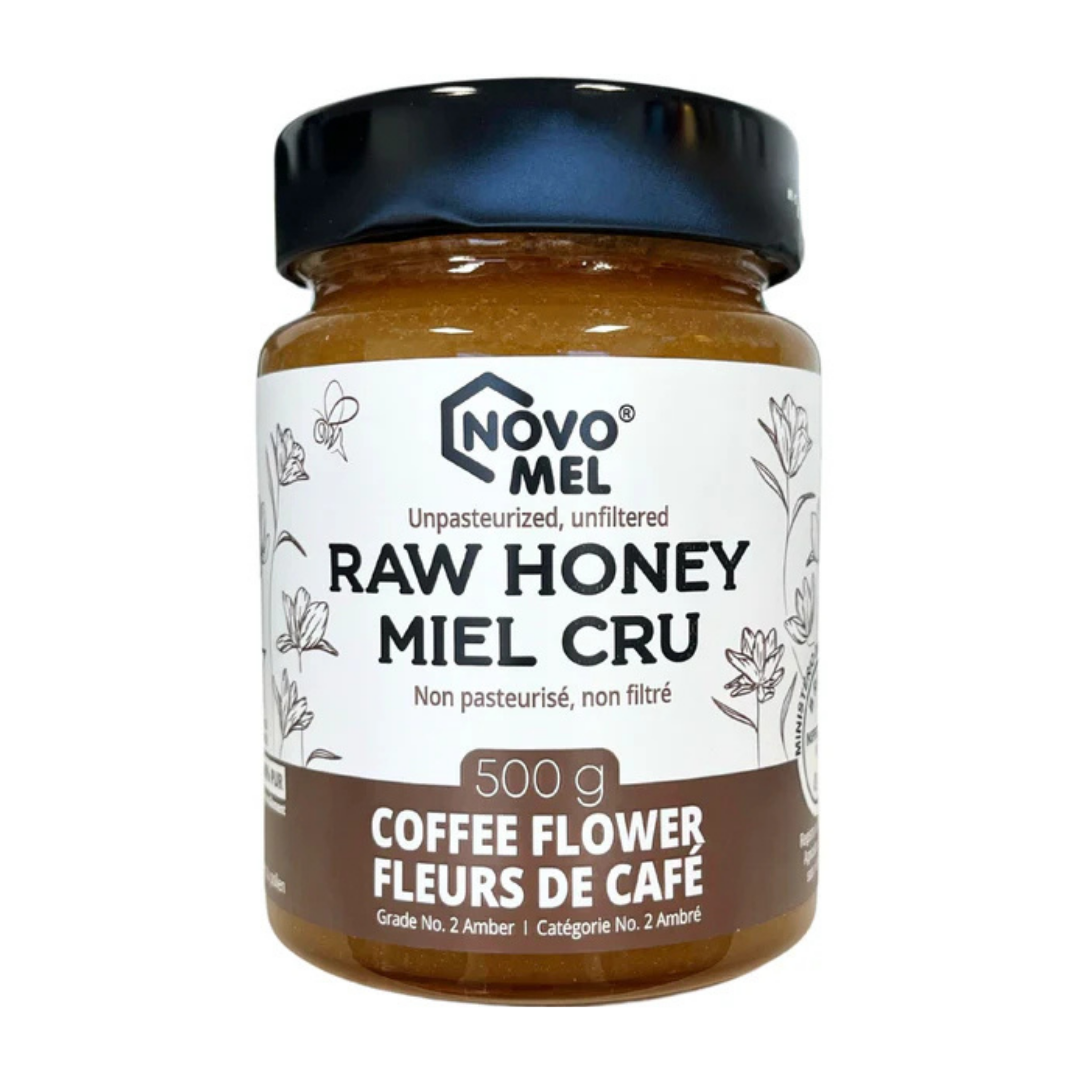 Novo Mel - Organic Raw Honey Coffee Flower - 500g