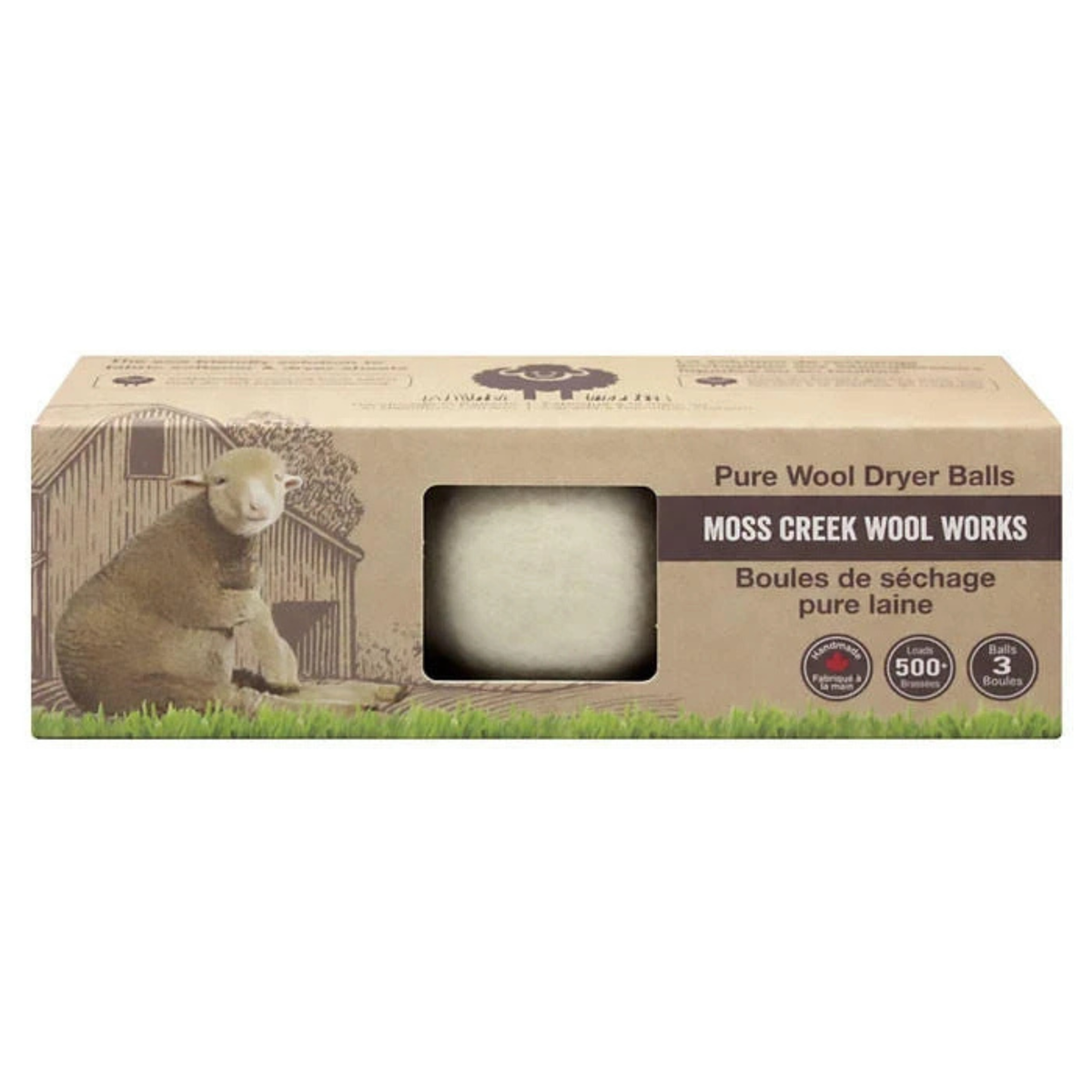 Moss Creek Wool Works - Pure Wool Dryer Balls