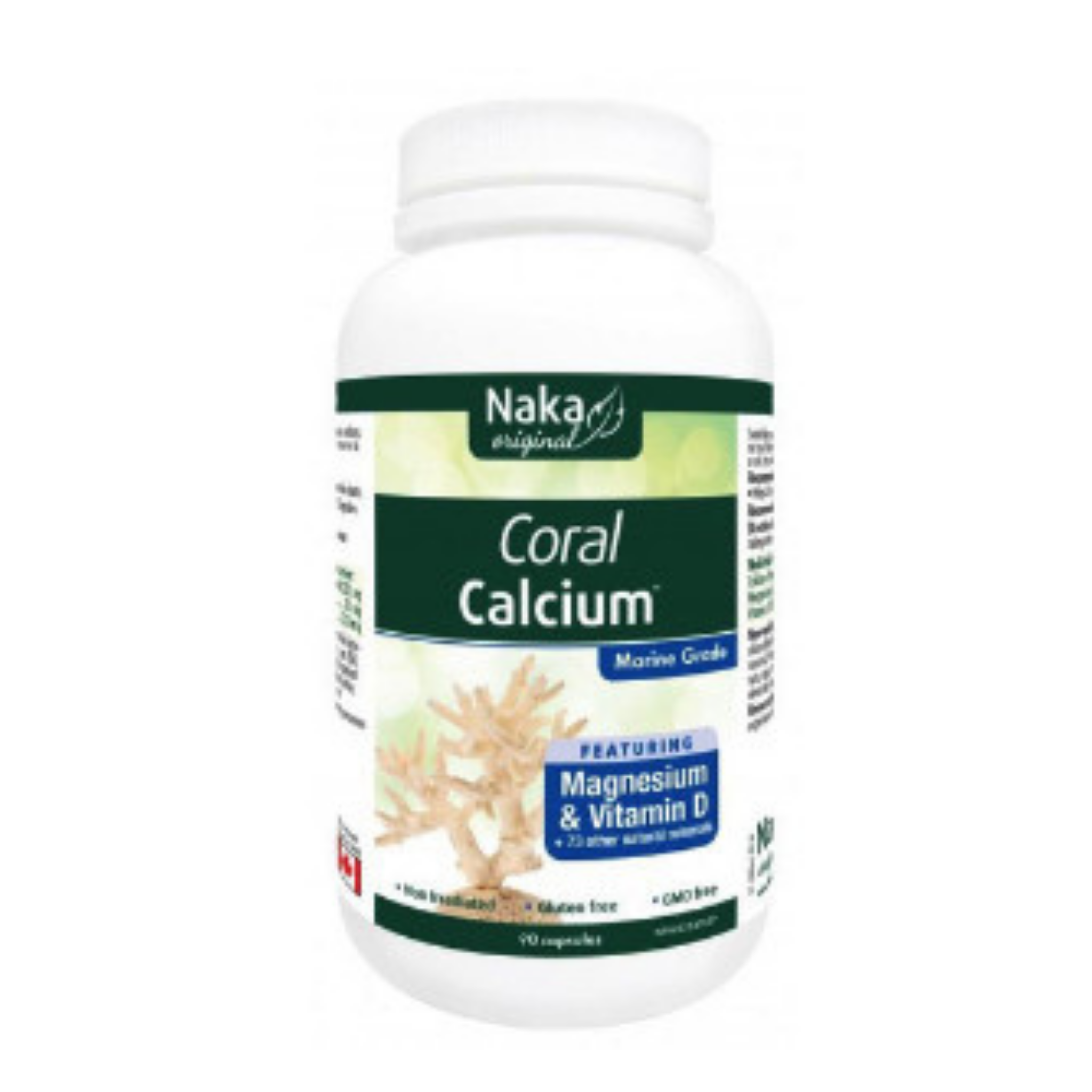 Naka - Coral Calcium - 90 Capsules (DSLM)