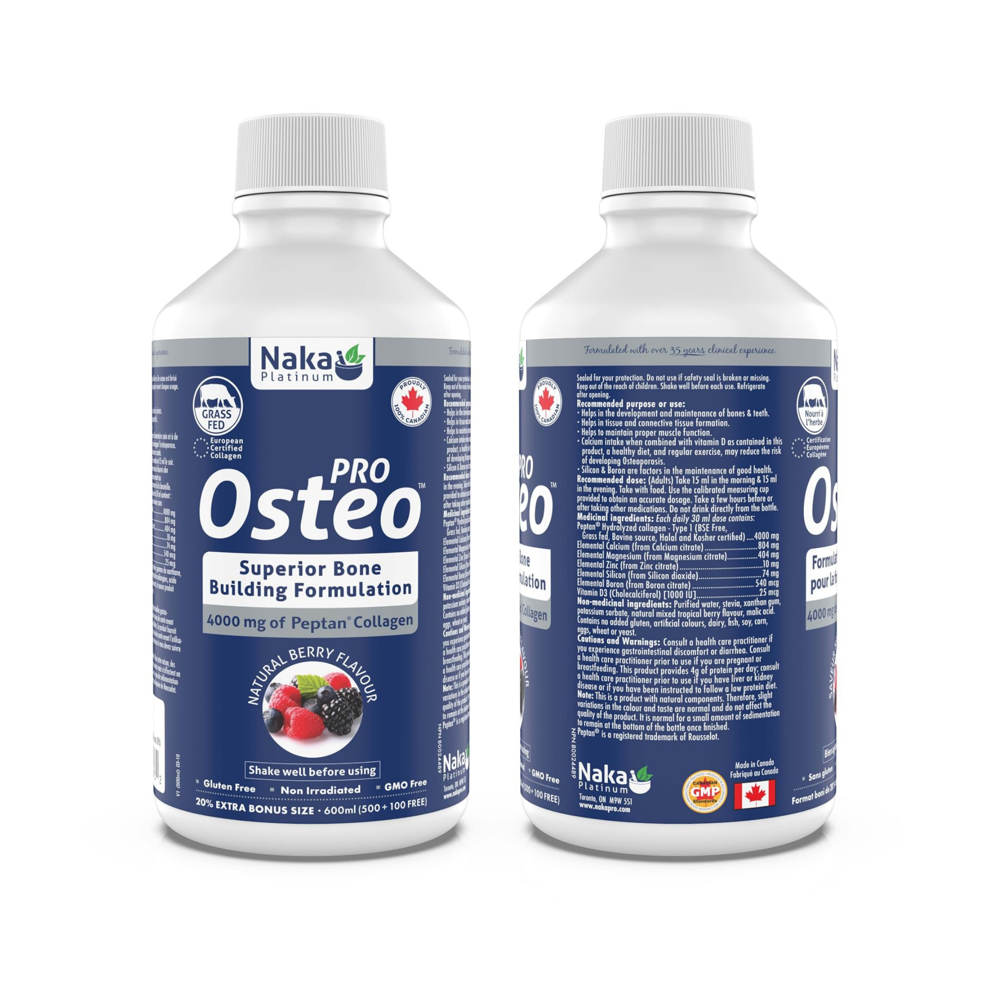 Naka - Pro Osteo - (Natural Berry) 600ml