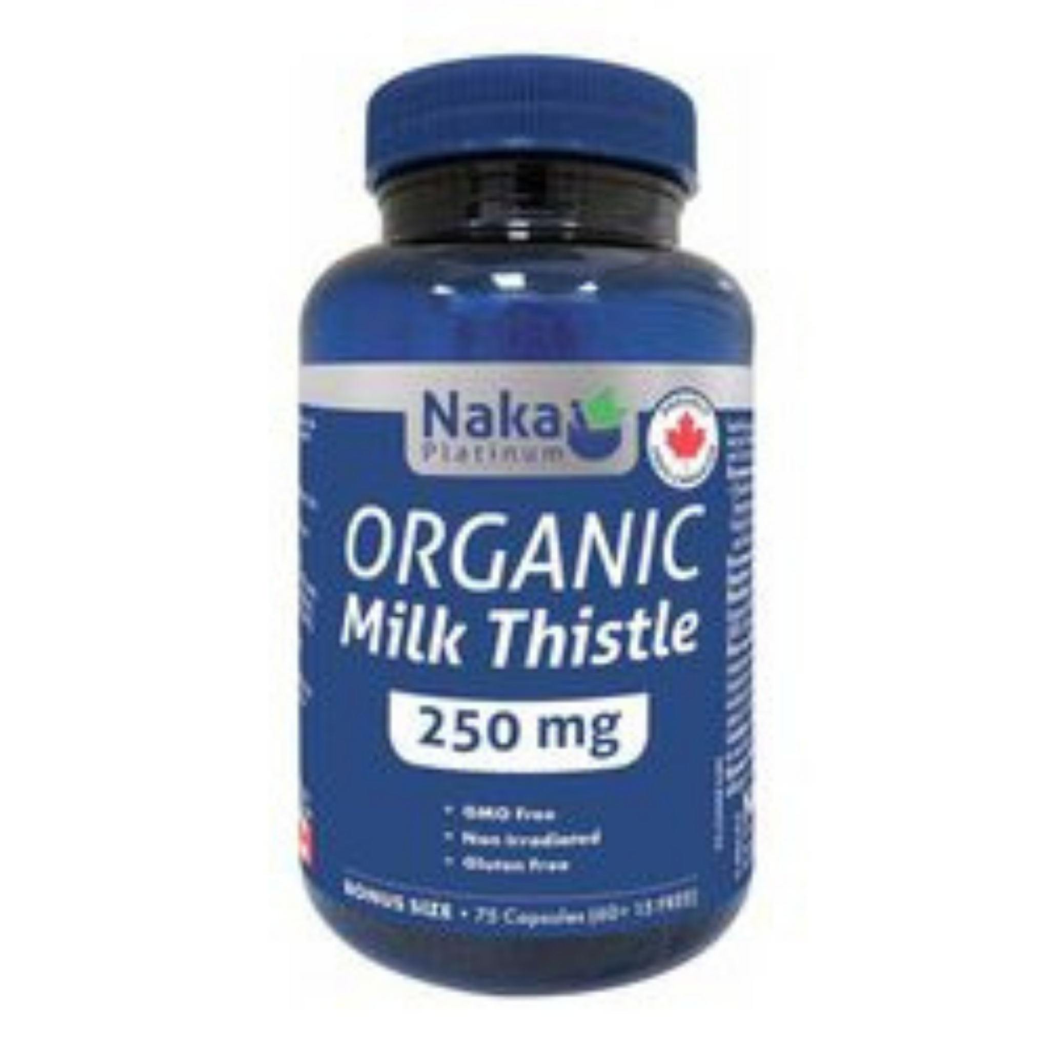 Naka - Organic Milk Thistle - 250mg 75 Veg Capsules