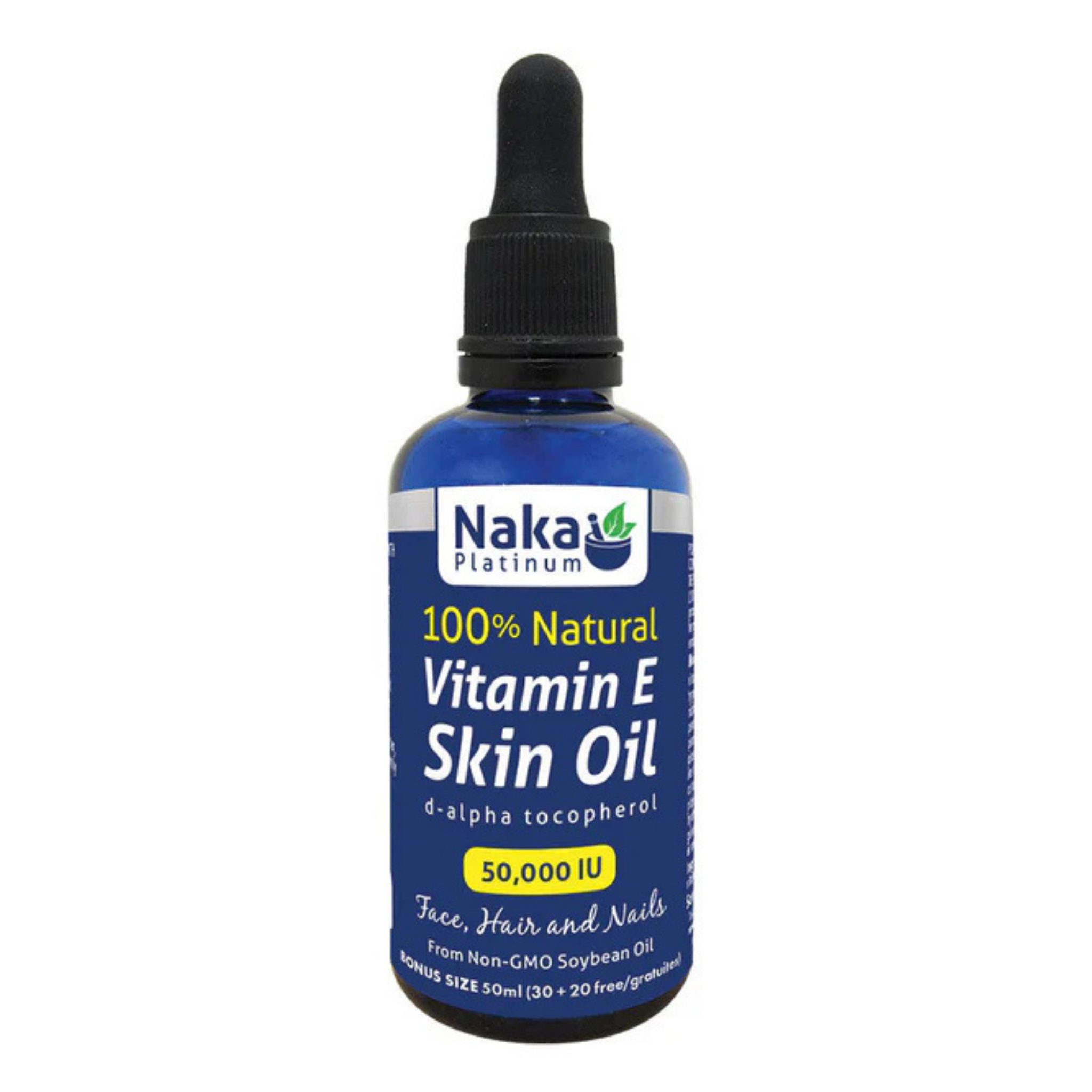 Naka - 100% Natural Vitamin E Skin Oil 50,000IU - 50ml