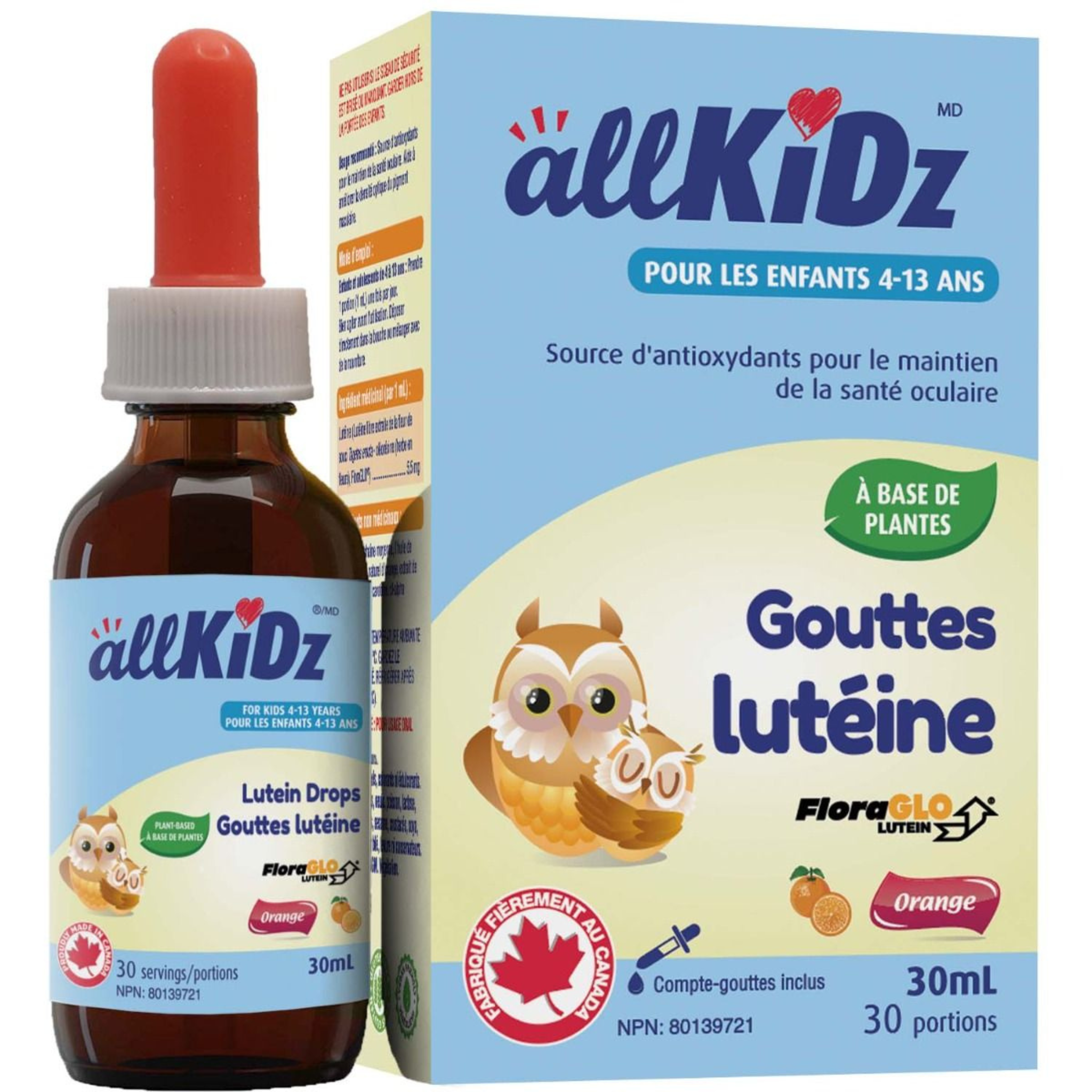 AllKidz® - Lutein Drops - Liquid 30ml 5.5mg