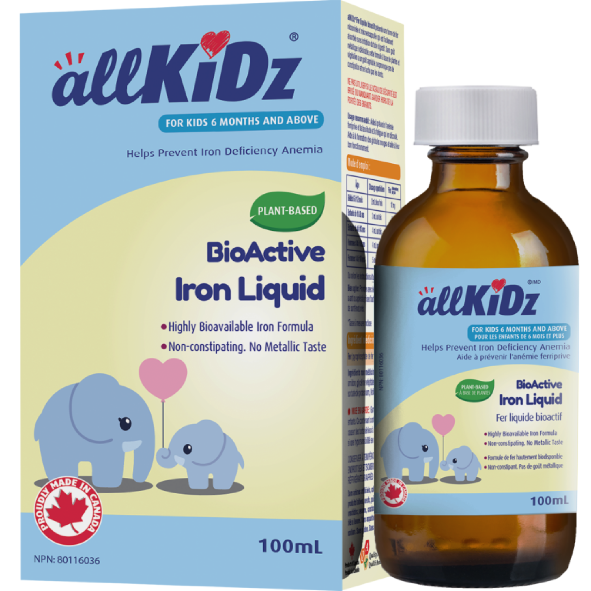 AllKidz® - BioActive Iron - Liquid 100ml