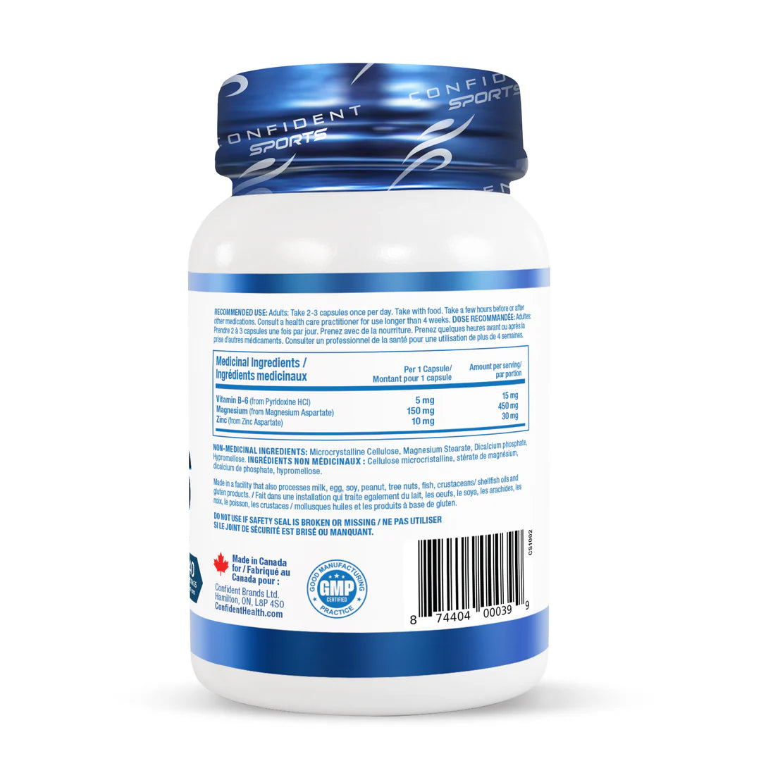 Confident Sports - ZMB6 - 120 Capsules