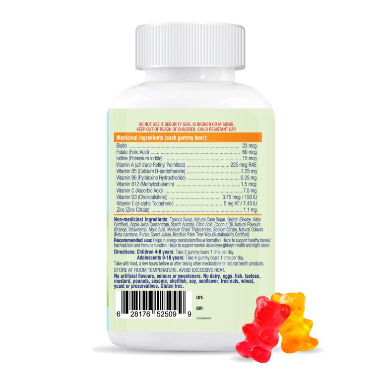 AllKidz® - Multi Gummy Bear - 110 Capsules