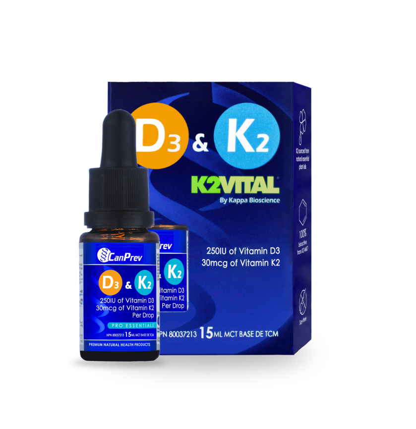 CanPrev - D3 & K2 Drops - MCT Base 15ml