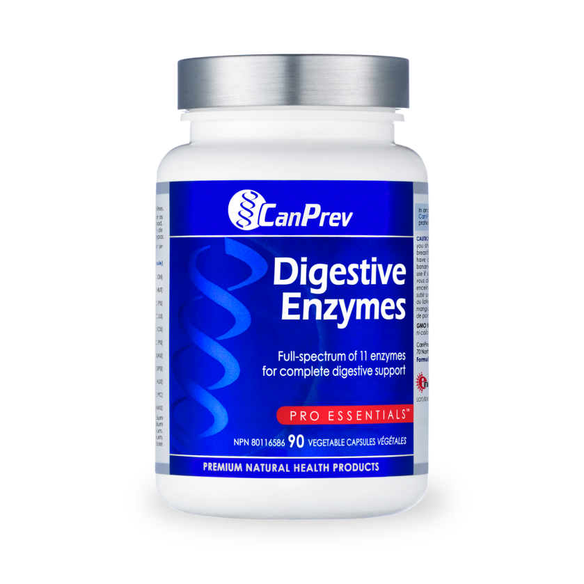 CanPrev - Digestive Enzymes - 90 Veg Capsules