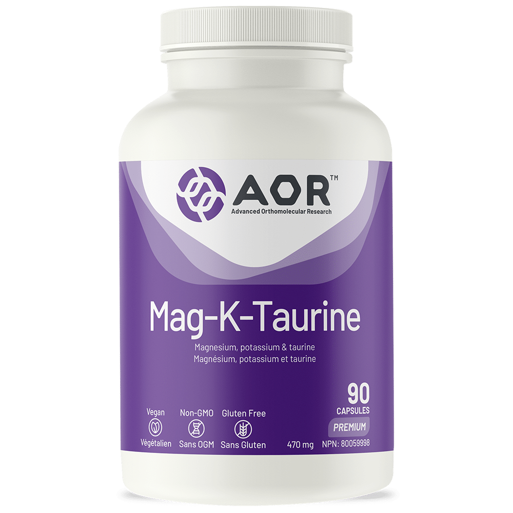 AOR - Mag-K-Taurine - 90 Capsules