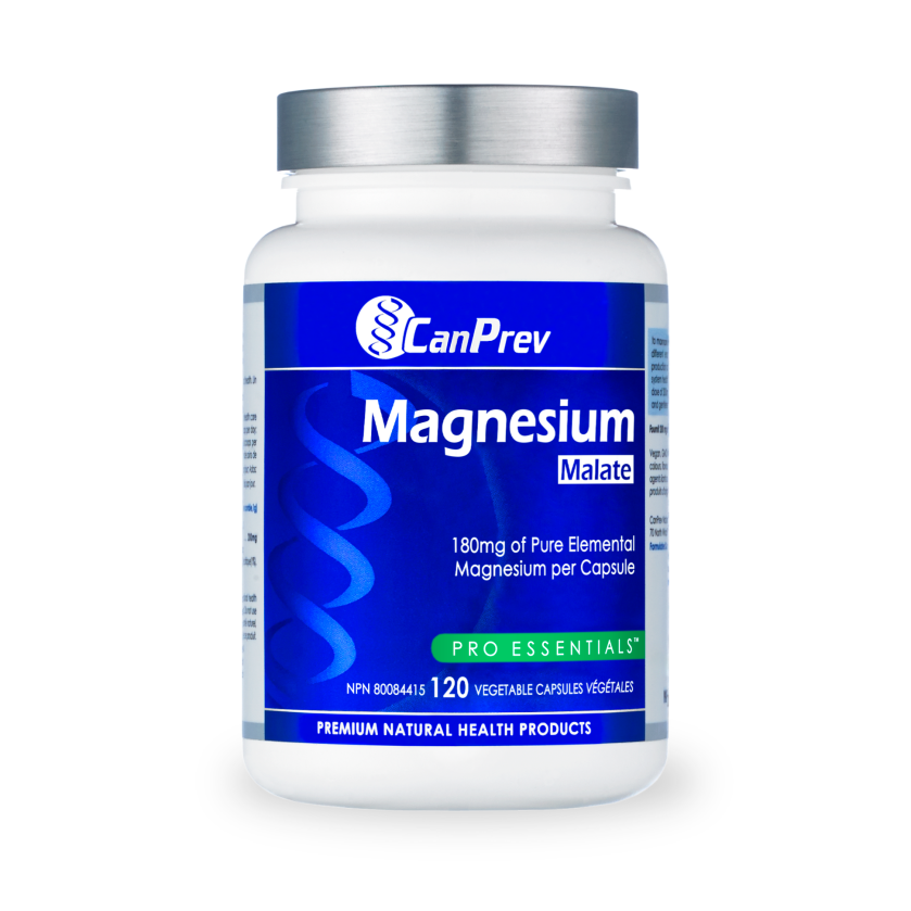 CanPrev - Magnesium Malate - 120 Veg Capsules