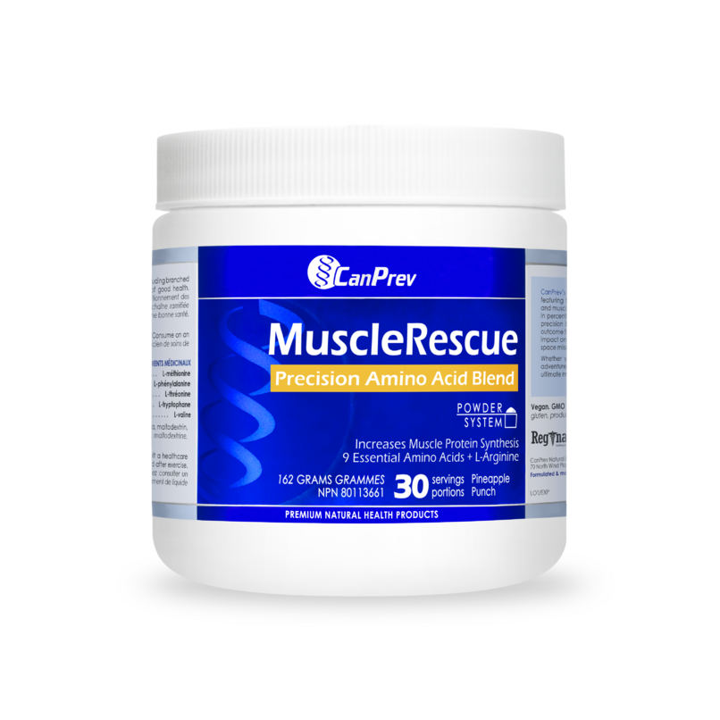 CanPrev - Muscle Rescue Powder Pineapple Punch - 162g 30 Servings