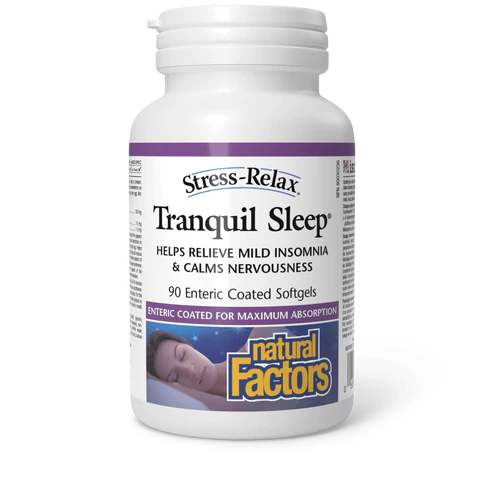 Natural Factors - Tranquil Sleep - 90 Enteric Coated Softgels