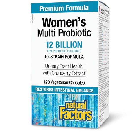 Natural Factors - Ultimate Probiotic Woman's Everyday 12 Billion - 120 Vegetarian Capsules